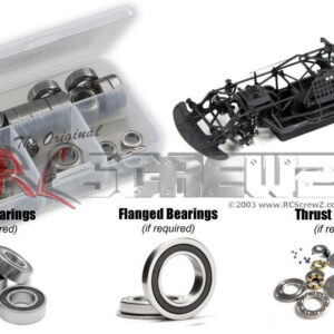 1rc001r - 1RC Racing 1/18 2WD Oval Racer Kit (#1089) Compatible Rubber Shielded Bearing Kit