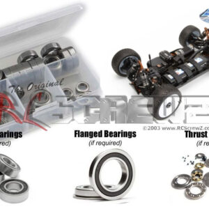 aga006r - Agama Racing A215e 1/8th Buggy Compatible Rubber Shielded Bearing Kit