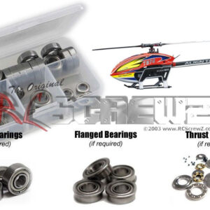 alg042b - Align T-REX TB70 Heli (#RH70N36XT) Metal Shielded Bearing Kit