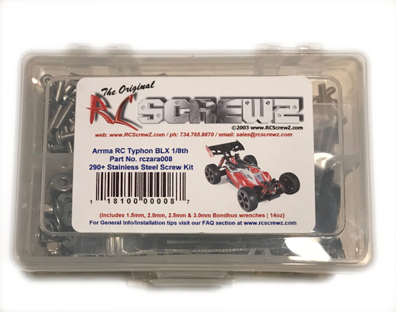 Stainless Steel Screws Set ARRMA TYPHON 6S BLX BUGGY