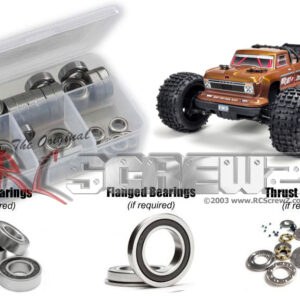 ara019r - Rubber Shielded Bearing Kit Compatible With Arrma Outcast 3s/4s BLX (#102692)