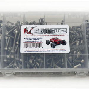 ara034 - Stainless Steel Screw Kit Compatible With Arrma Outcast 8s 1/5th  (#ARA5810)