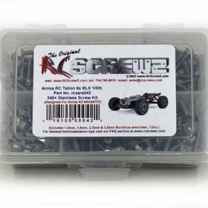 ara042 - Stainless Steel Screw Kit For The Arrma RC Talion 6s BLX (#ARA8707)