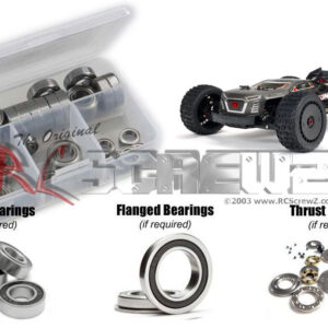 ara042r - Rubber Shielded Bearing Kit For The Arrma RC Talion 6s BLX (#ARA8707)