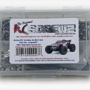 ara047 - Stainless Steel Screw Kit For The Arrma Vorteks 3s BLX 4x4 (#ARA4305V3)