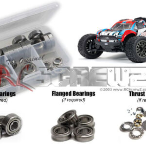 ara047b - Metal Shielded Bearing Kit For The Arrma Vorteks 3s BLX 4x4 (#ARA4305V3)