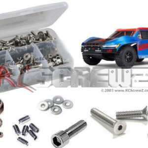 ara059 - Arrma Fury 223s BLX 2wd 1/10th (#ARA3521) Stainless Steel Screw Kit
