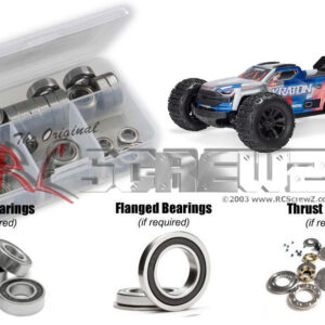 ara067r - Arrma Mini Kraton 3s 1/16th (#ARA2508) Compatible Rubber Shielded Bearing Kit