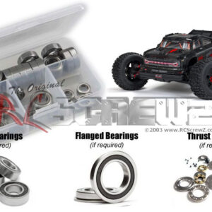 ara068r - Arrma Outcast 8s EXB 1/5th (#ARA5810v2) Compatible Rubber Shielded Bearing Kit - Image 1