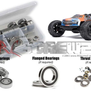 ara069r - Arrma Kraton 6s 4x4 1/8th (#ARA8608V6) Compatible Rubber Shielded Bearing Kit - Image 1