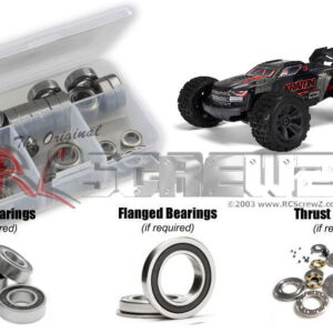 ara071r - Arrma Kraton 6s EXB (#ARA8708V6) Compatible Rubber Shielded Bearing Kit