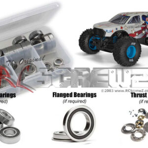 ara081r - Arrma Freedom 223s 2wd 1/10th (#ARA3530SFFT1) Compatible Rubber Shielded Bearing Kit