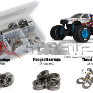 ara082b - Arrma Freedom Flyer Grom 4x4 1/16th (#ARA2130FF) Compatible Metal Shielded Bearing Kit