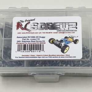 asc115 - Associated RC10B6.3/D 1/10th Buggy (#90030) Stainless Steel Screw Kit