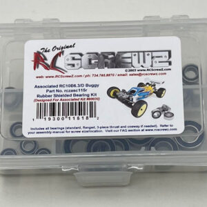 asc115r - Associated RC10B6.3/D 1/10th Buggy (#90030) Rubber Shielded Bearing Kit