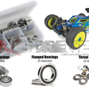 asc119r - Rubber Shielded Bearing Kit For The Associated RC8B4e Team 1/8th (#80946)