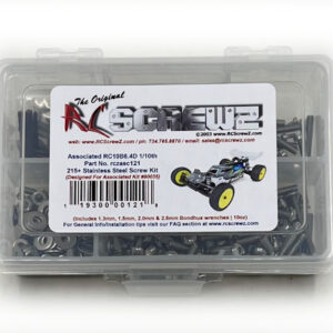 asc121 - Stainless Steel Screw Kit For The Associated RC10B6.4D 1/10th Buggy (#90035)