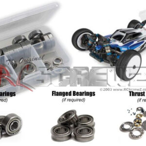 asc122b - Metal Shielded Bearing Kit For The Associated RC10B74.2 1/10th 4wd Buggy (#90036)