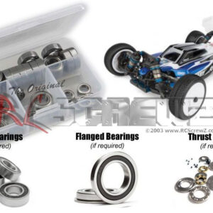 asc122r - Rubber Shielded Bearing Kit For The Associated RC10B74.2 1/10th 4wd Buggy (#90036)