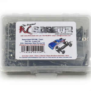 asc124 - Stainless Steel Screw Kit For The Associated DR10M / Team (#70029)