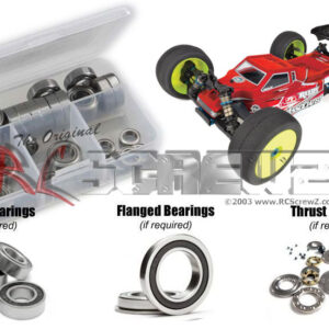 asc129r - Rubber Shielded Bearing Kits For The Associated RC8T4e 1/8th (#80948)