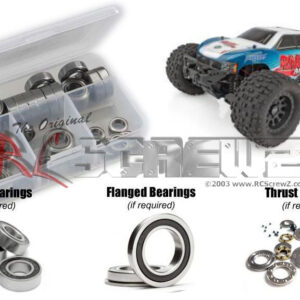asc131r - Rubber Shielded Bearing Kit For The Associated Rival MT10 (#20516)