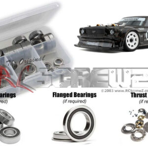 asc143r - Associated Hoonicorn SR7 Rally 1/7th (#20540) Compatible Rubber Shielded Bearing Kit
