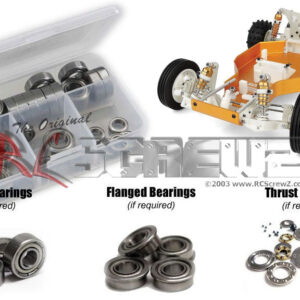 asc145b - Associated RC10 40th Anniversary (#6007) Compatible Metal Shielded Bearing Kit