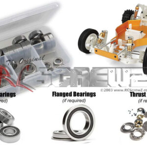 asc145r - Associated RC10 40th Anniversary (#6007) Compatible Rubber Shielded Bearing Kit
