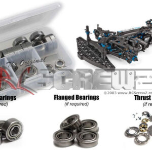 asc150b - Associated RC10 TC8 Steel/Graphite (#30141/42) Compatible Metal Shielded Bearing Kit