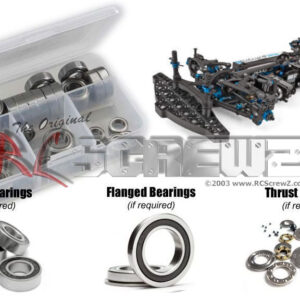 asc150r - Associated RC10 TC8 Steel/Graphite (#30141/42) Compatible Rubber Shielded Bearing Kit