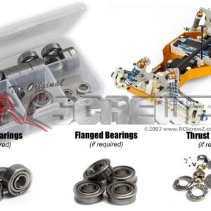 asc153b - Associated RC10 4wd 1/10th (#6040) Compatible Metal Shielded Bearing Kit