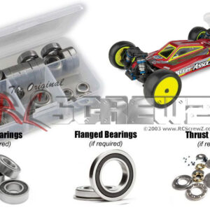 asc162r - Associated RC10B84D Team (#90051) Compatible Rubber Shielded Bearing Kit