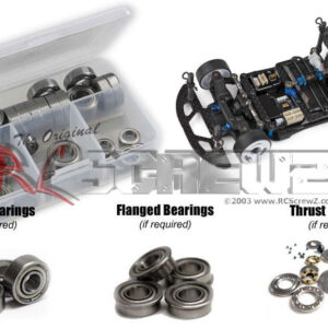 asc166b - Associated RC28 Team 1/28th (#20165) Compatible Metal Shielded Bearing Kit