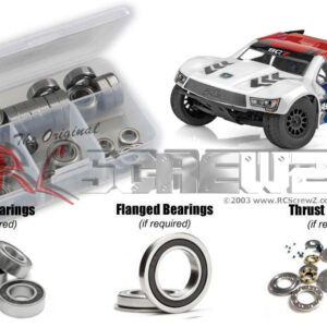 asc171r - Associated RC10SC7 Team 1/10th (#70010) Compatible Rubber Shielded Bearing Kit