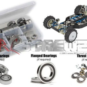 asc173r - Associated RC10 4wd 1/10th Buggy (#6046) Compatible Rubber Shielded Bearing Kit