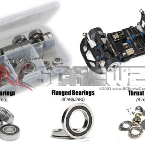asc174r - Associated RC28R 1/28th Onroad (#20168) Compatible Rubber Shielded Bearing Kit
