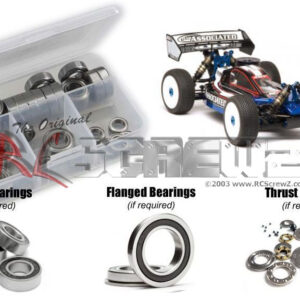 ass027r - Associated RC8/Factory 1/8th Buggy Rubber Shielded Bearing Kit