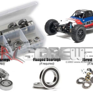ass049r - Associated SC10B/S (#9050) Rubber Shielded Bearing Kit