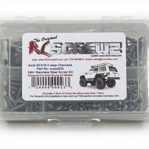 axi023 - Stainless Steel Screw Kit For The Axial SCX10 II Jeep Cherokee (#90046)