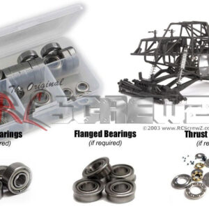 axi032b - Axial SMT10 Raw Builders Kit (AXI03020) Metal Shielded Bearing Kit