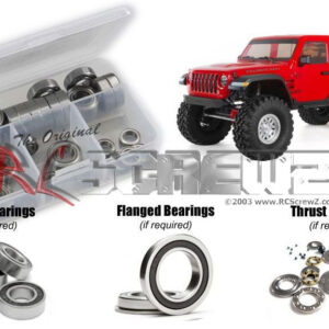 axi041r - Rubber Shielded Bearing Kit For The Axial SCX10 III Jeep JT Gladiator (#AXI03006T1/T2)