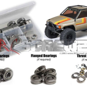 axi046b - Axial SCX10 III 1987 Toyota SR5 4X4 RTR (#AXI2062) Compatible Metal Shielded Bearing Kit