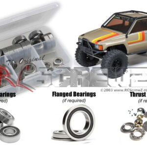 axi046r - Axial SCX10 III 1987 Toyota SR5 4X4 RTR (#AXI2062) Compatible Rubber Shielded Bearing Kit