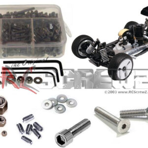 aga001 - Agama Racing A8/Evo 1/8th Nitro Buggy Compatible Stainless Screw Kit