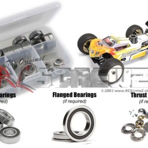 aga002r - Agama Racing A8T/Evo 1/8th Nitro Truggy Compatible Rubber Shielded Bearing Kit