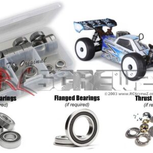 aga003r - Agama Racing A215/SV 1/8th Nitro Buggy Compatible Rubber Shielded Bearing Kit