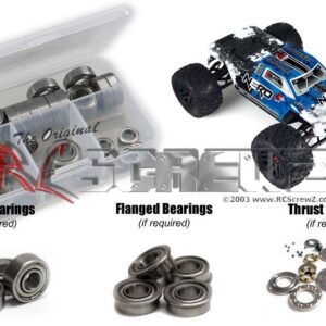 ara012b - Metal Shielded Bearing Kit For The Arrma RC Nero Monster (#AR406029/30)