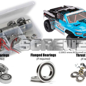 ara017b - Metal Shielded Bearing Kit For The Arrma RC Senton 4x4 Mega (#AR1022667/78)