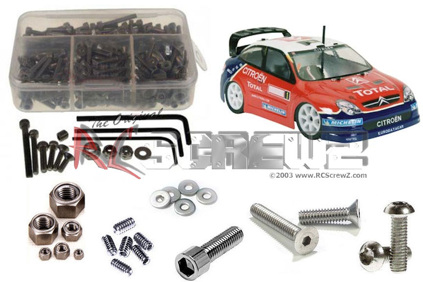 ass025 - Associated RC18-R Stainless Steel Screw Kit | RCScrewZ & Hobbies